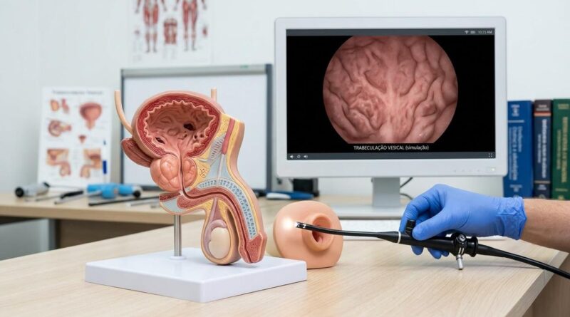 Próstata aumentada pode alterar a bexiga; cistoscopia ajuda a identificar problemas